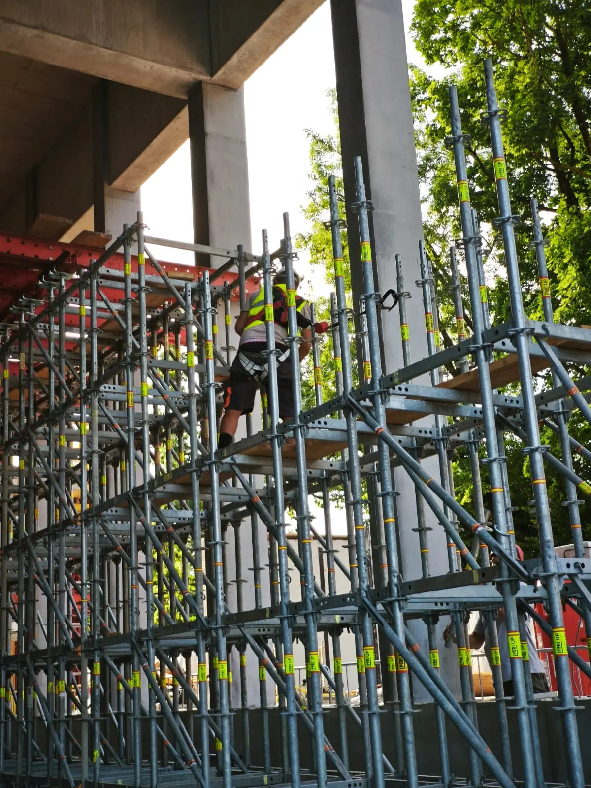 Práca lešenára v Nemecku